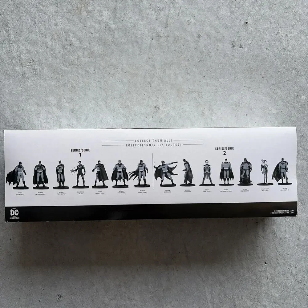 NEW DC Collectibles Batman Black & White Mini Figure 7 Pack, Series 1